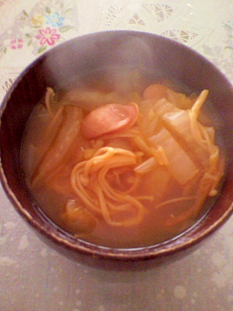 野菜たっぷり☆キムチスープ