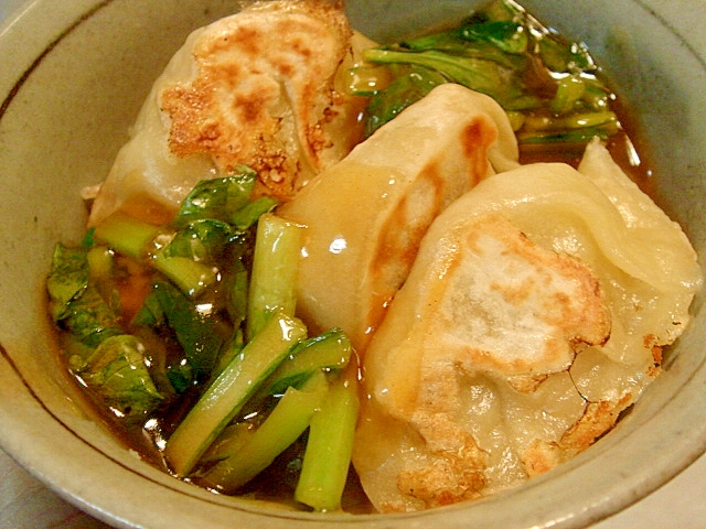 餃子甘酢あんかけ丼