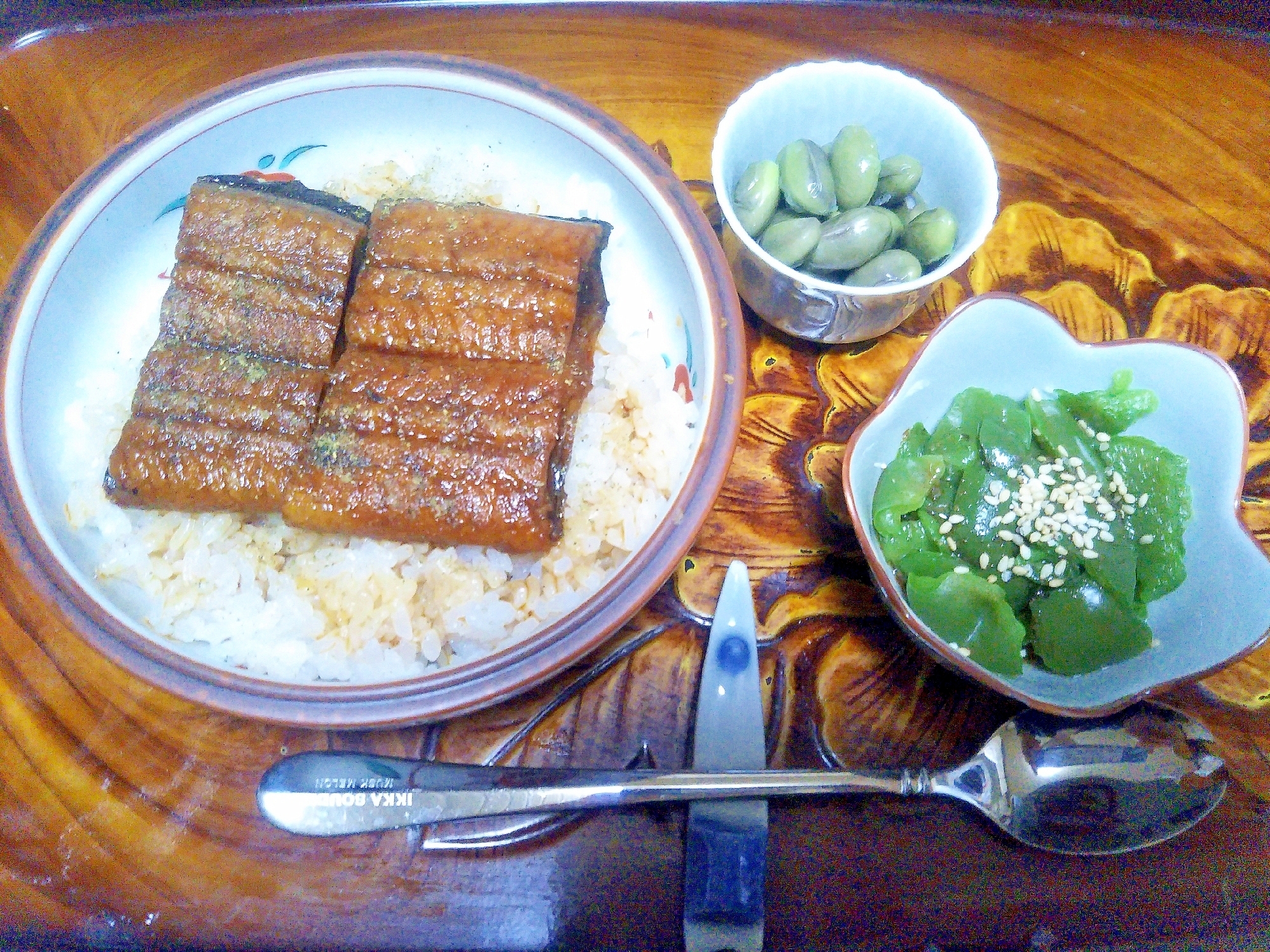 鰻&産直お野菜のランチセット