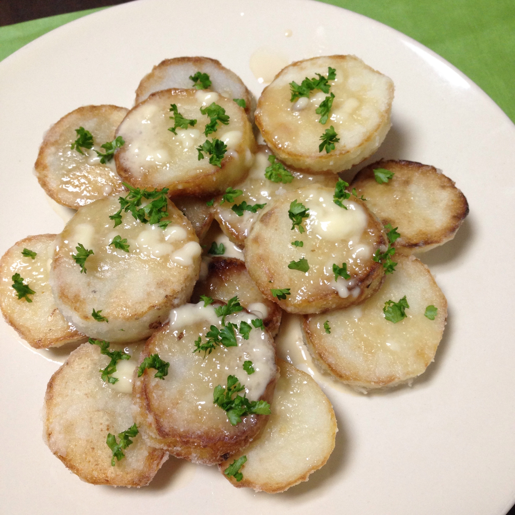 揚げ焼き里芋のマヨドレ♪