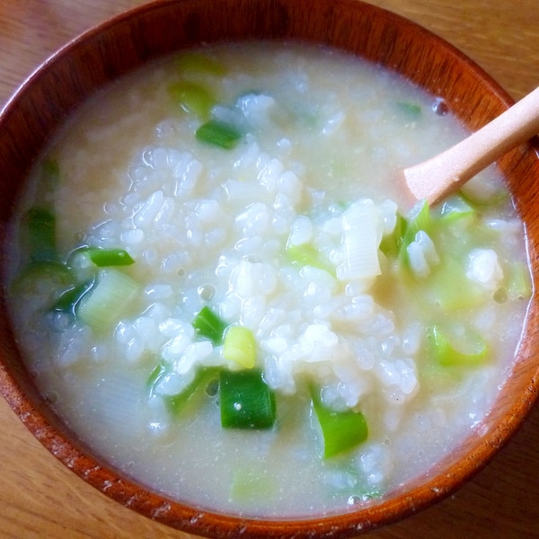 風邪気味に ねぎと生姜のおじや レシピ 作り方 By 4045g 楽天レシピ 風邪気味に ねぎと生姜のおじや レシピ 作り方 By 4045g 楽天レシピ