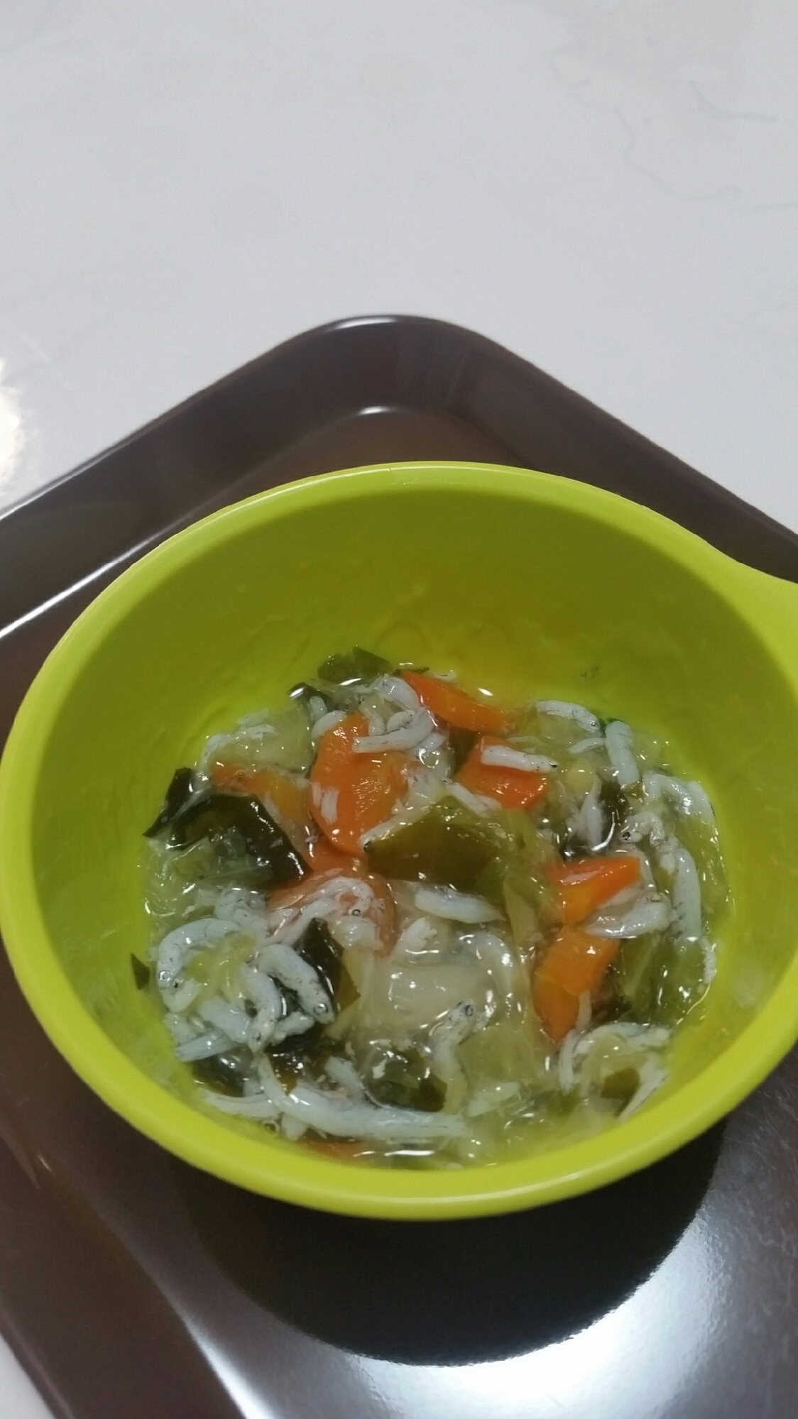 キャベツわかめ人参しらすのあんかけ 離乳食 レシピ 作り方 By にゃじママ 楽天レシピ