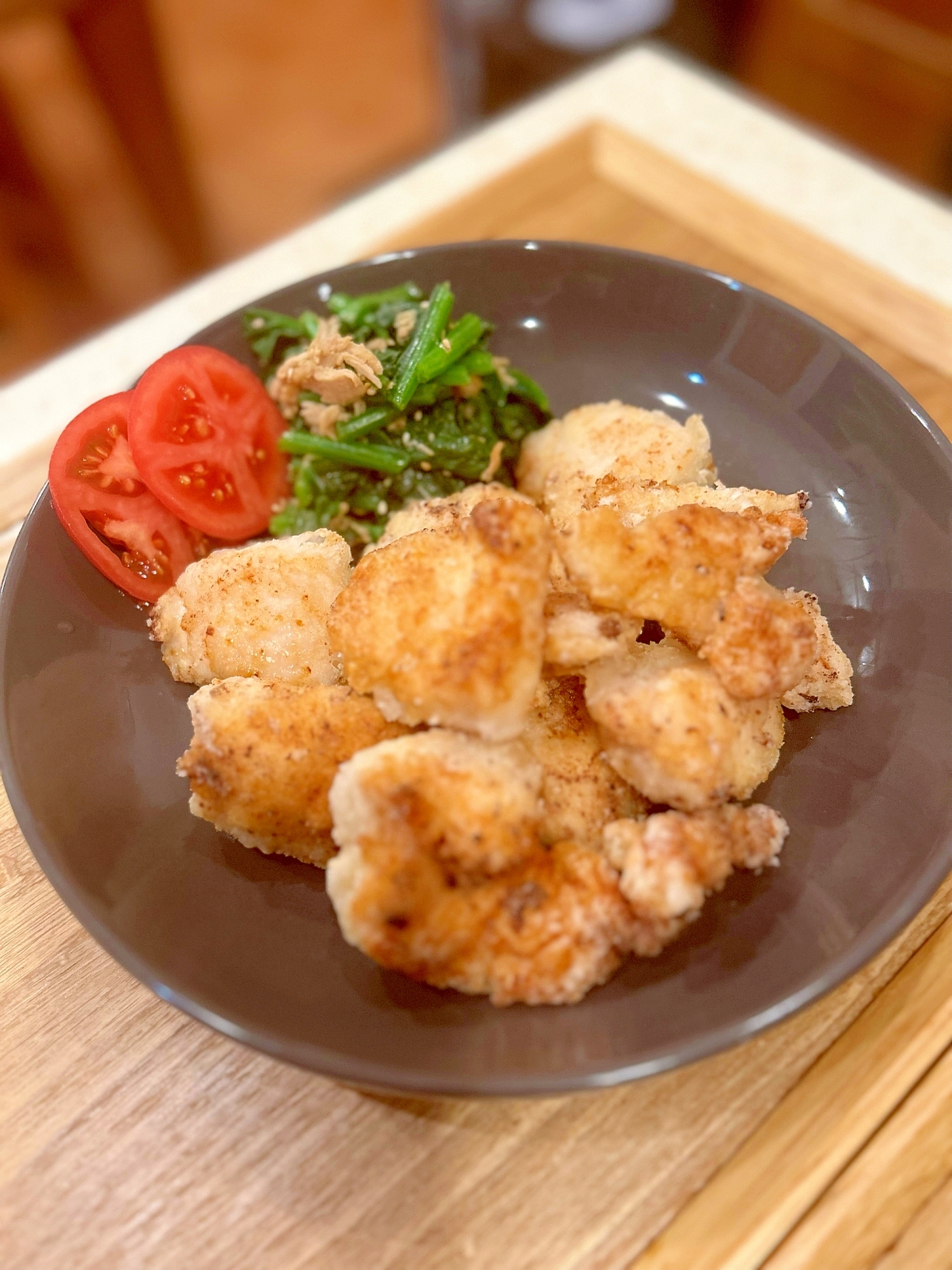 塩麹のみでしっとり柔らか！鶏むね肉の唐揚げ♡