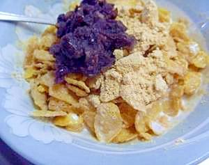 やみつききな粉コーンフレーク レシピ 作り方 By Ochipi921 楽天レシピ