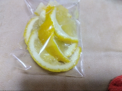 デコポンの皮の冷凍保存