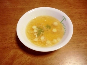 トリガラで作る中華スープ