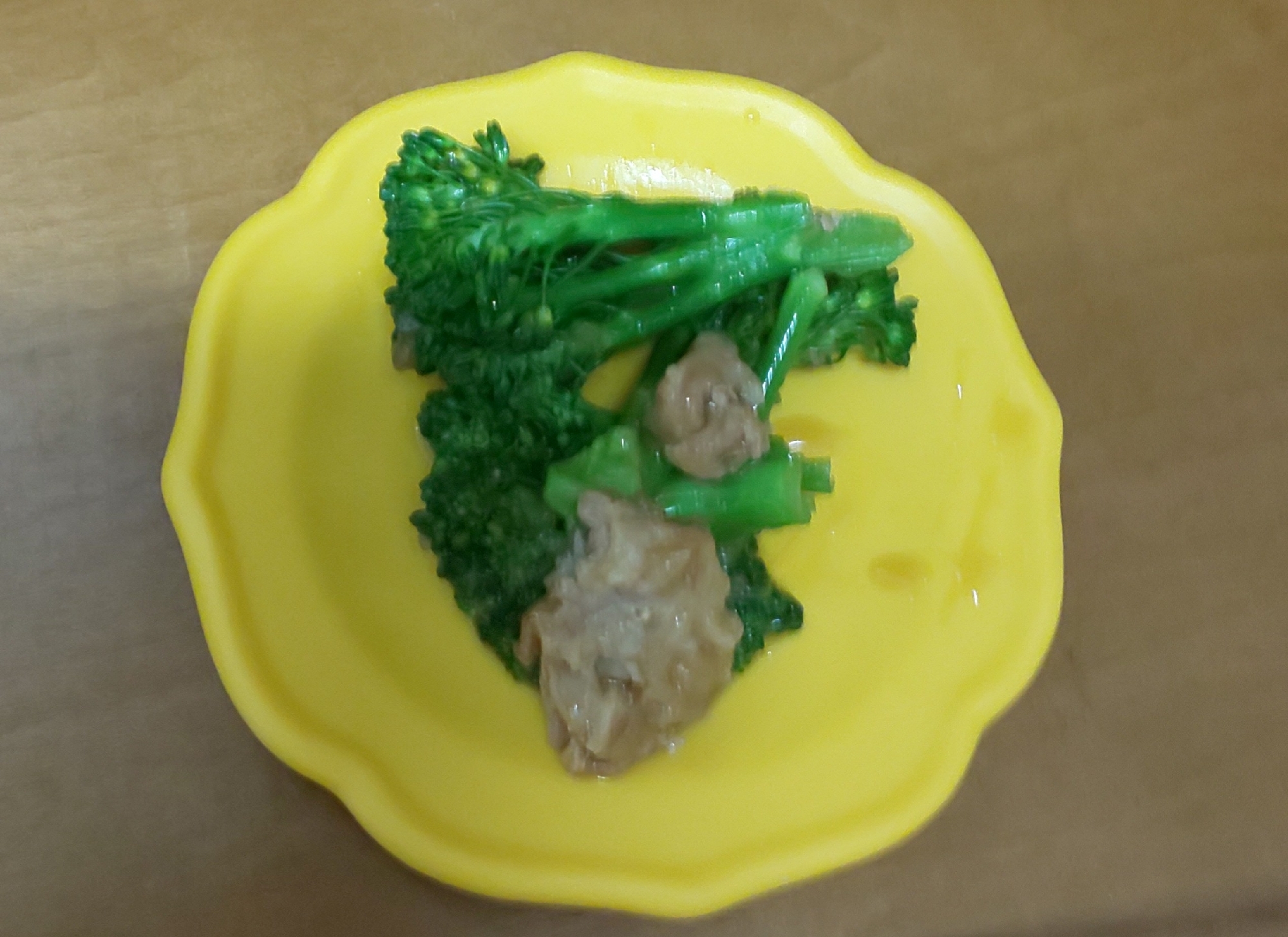 ブロッコリーと豚肉の炒め物