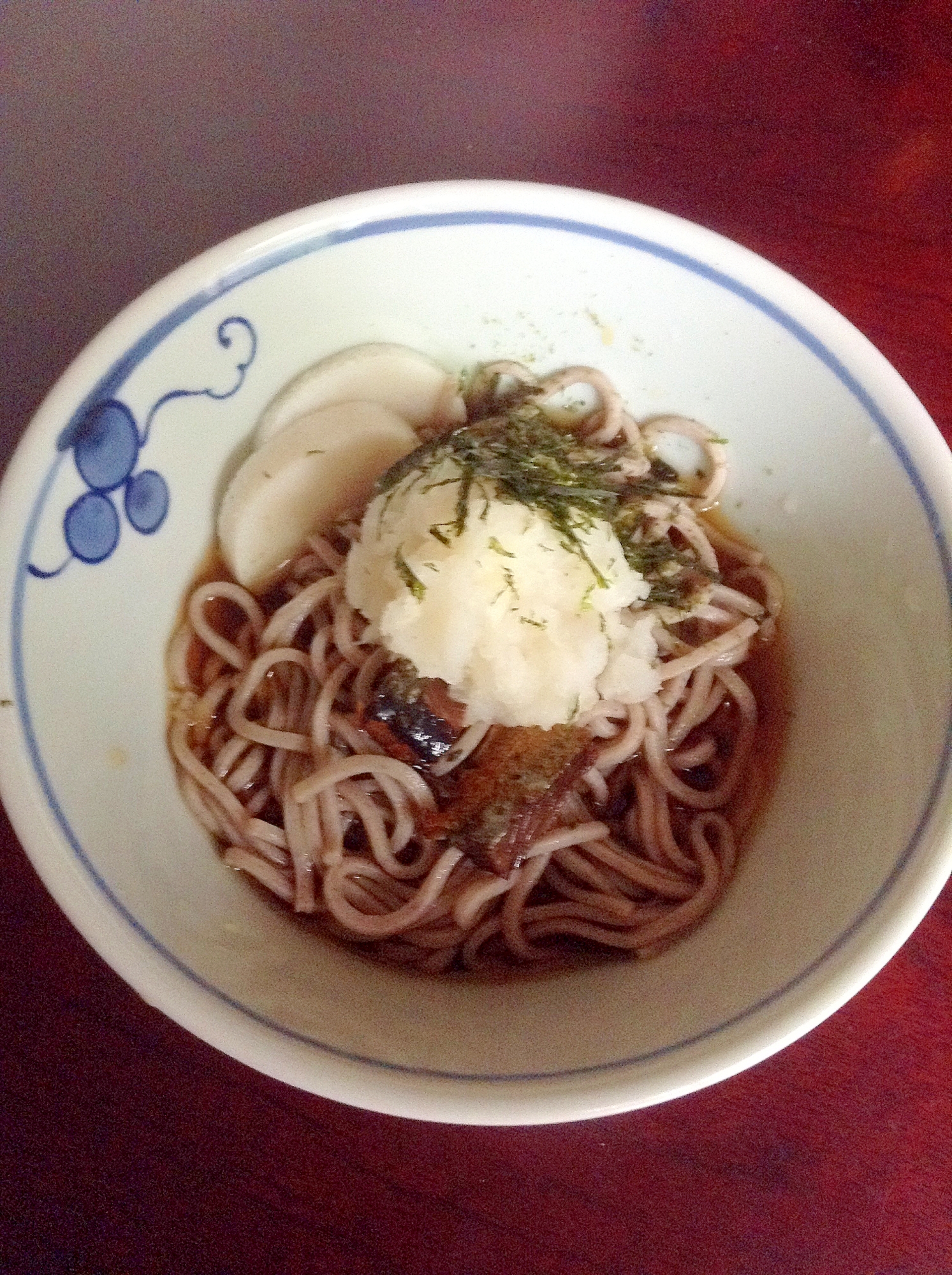 ニシンの甘露煮deおろし蕎麦【冷たい☆にしんソバ】