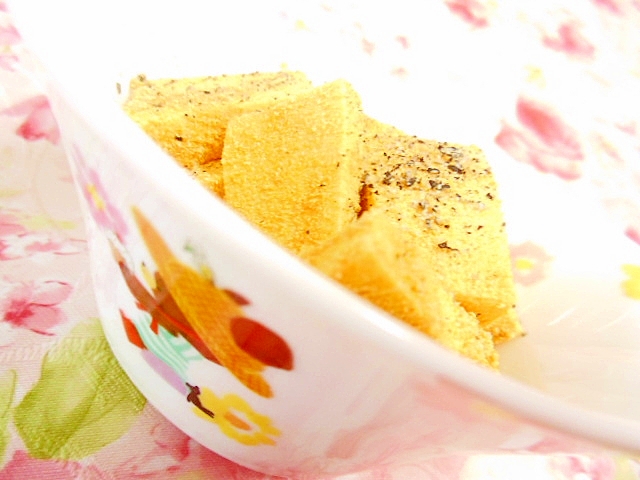 ❤高野豆腐の蜂蜜バター・きな粉和え❤