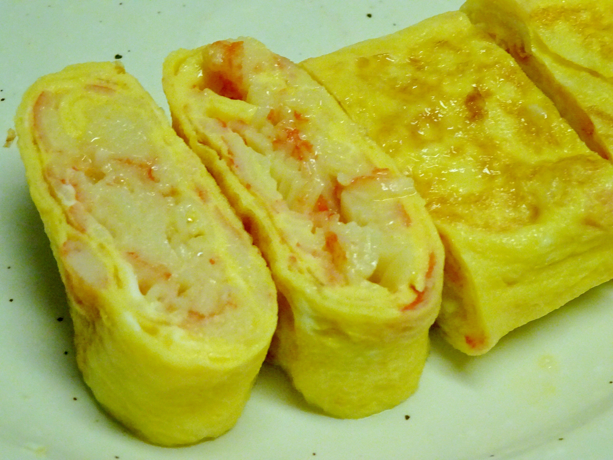 １０分で 簡単 カニカマ入り卵焼き レシピ 作り方 By 星うさぎ 楽天レシピ