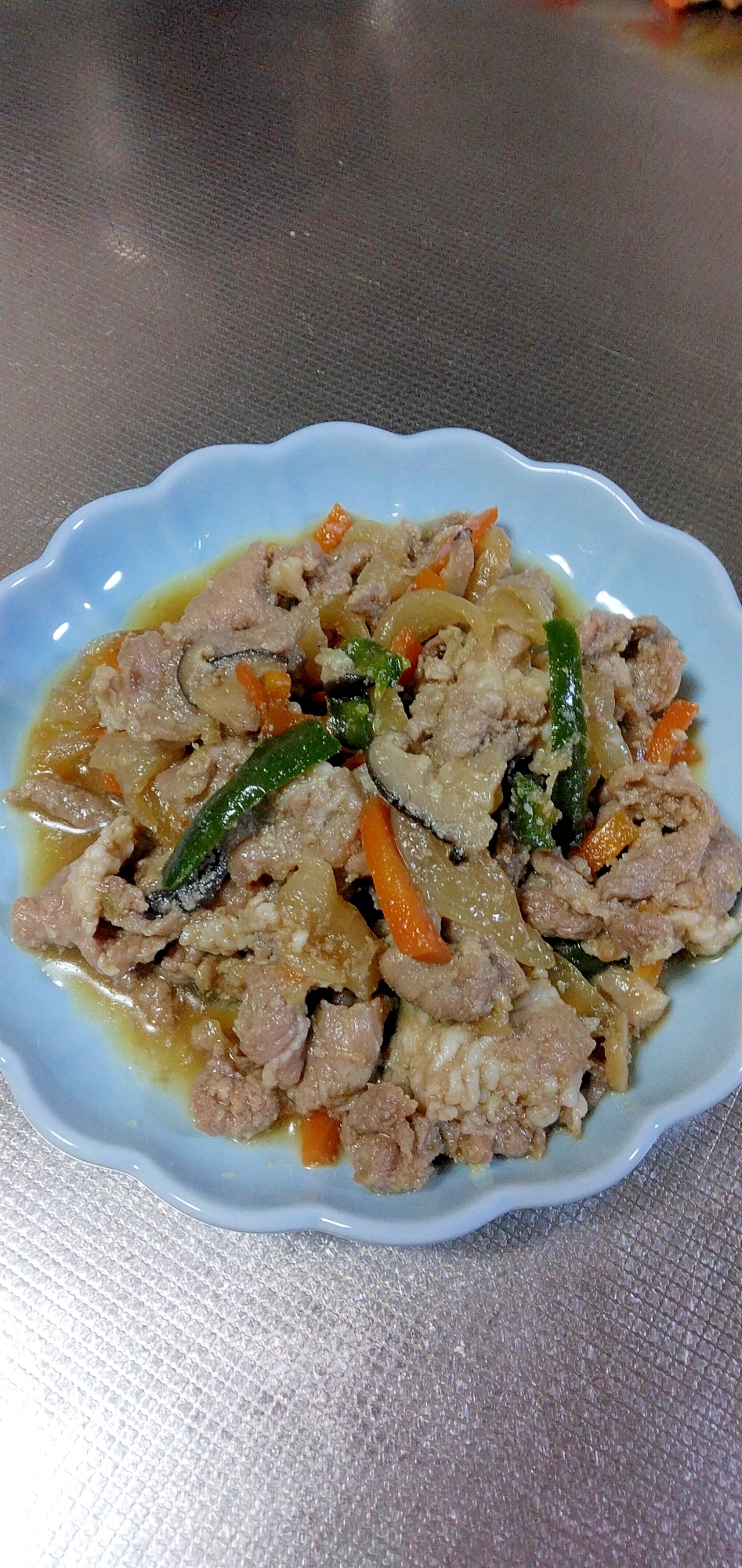 ワンパンで！豚肉と野菜のスタミナ焼き