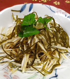 昆布カブの簡単和風サラダ