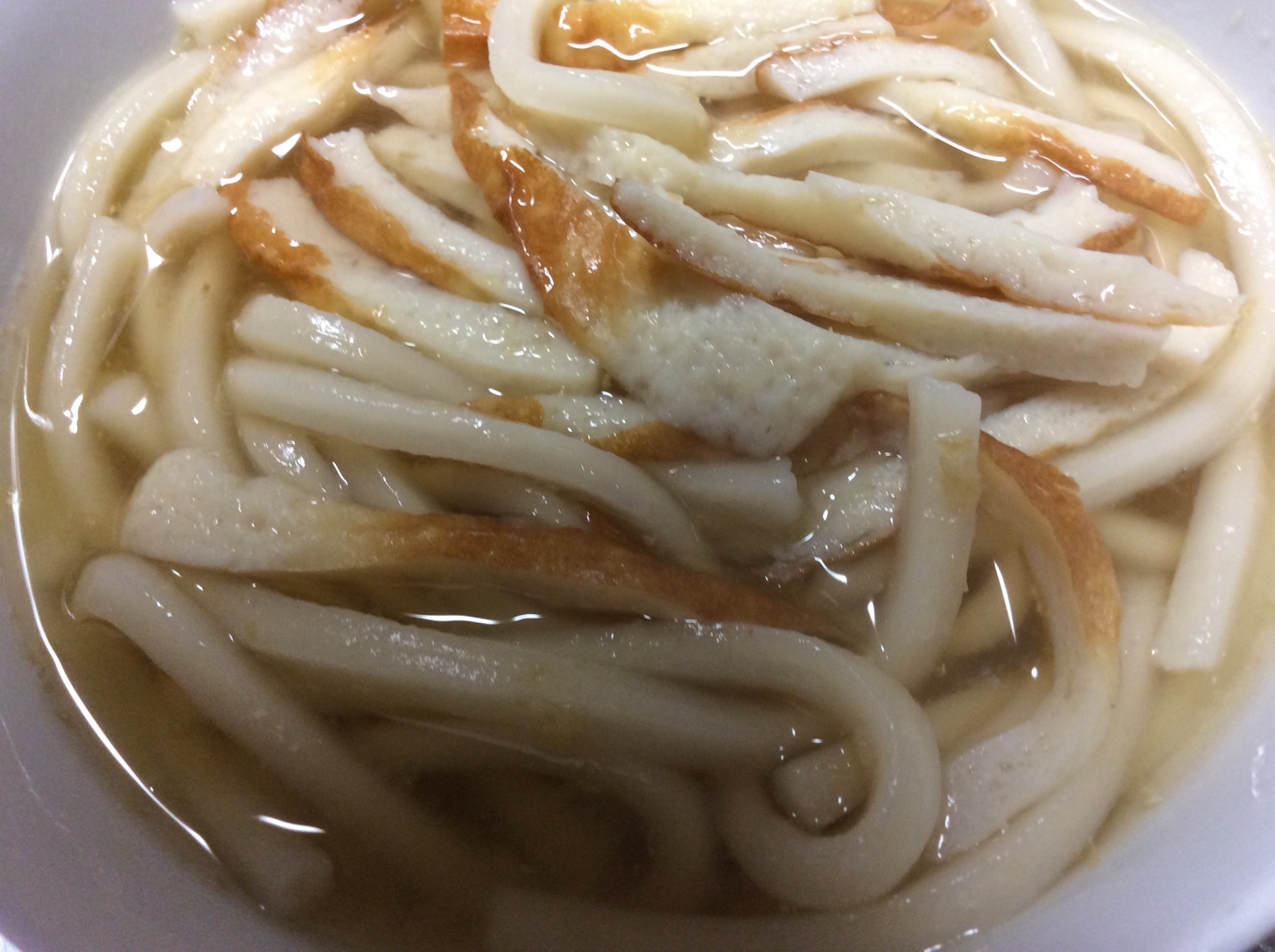 ちくわと生姜すりおろし煮込みうどん