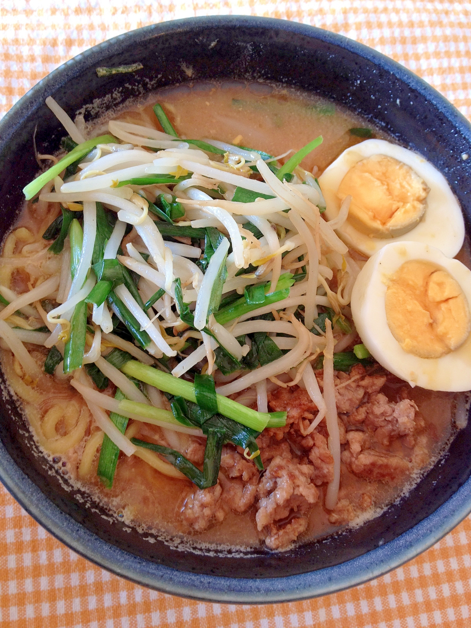 味噌ラーメンが食べたくて。1人分作ってみた！