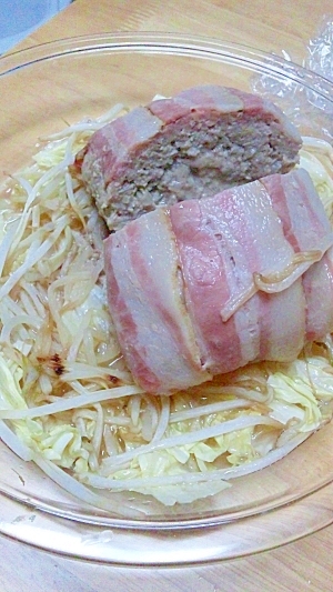 レンジで豚のミートローフ