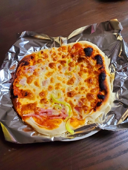 余り野菜で簡単手作りピザ