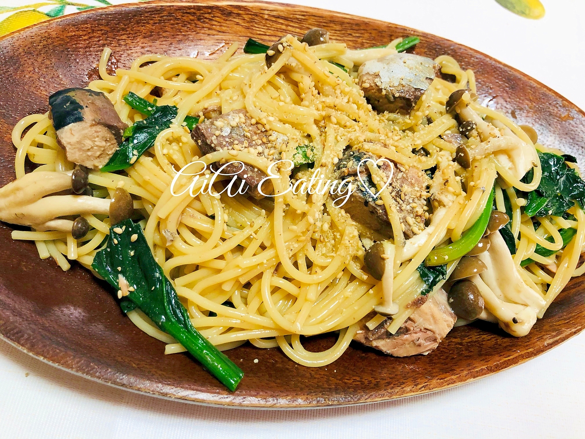 フライパン1つ簡単 鯖とほうれん草の和風パスタ レシピ 作り方 By あいあい 楽天レシピ フライパン1つ簡単 鯖とほうれん草の和風パスタ レシピ 作り方 By あいあい 楽天レシピ