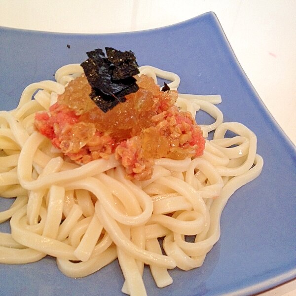 コンソメゼリーで爽やか 明太納豆うどん レシピ 作り方 By とっこ 楽天レシピ コンソメゼリーで爽やか 明太納豆うどん レシピ 作り方 By とっこ 楽天レシピ
