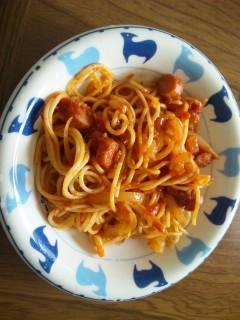 簡単！トマトスパゲティ
