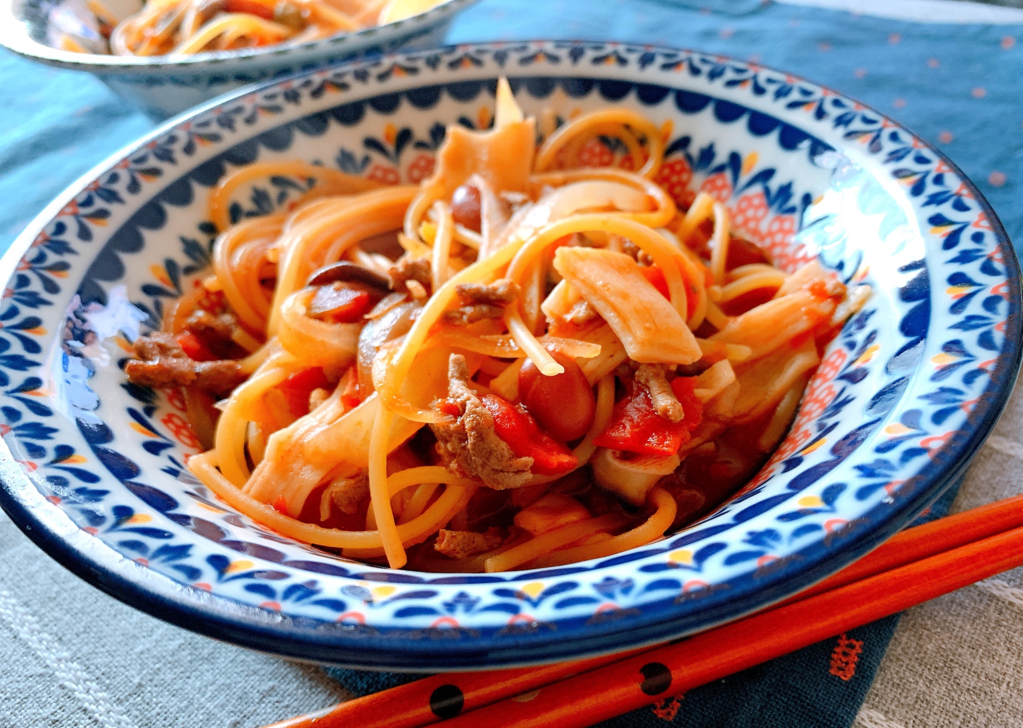 フライパンひとつで作る♪簡単トマトパスタ