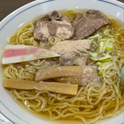 幸せの喜多方ラーメン！チャーシュー麺！