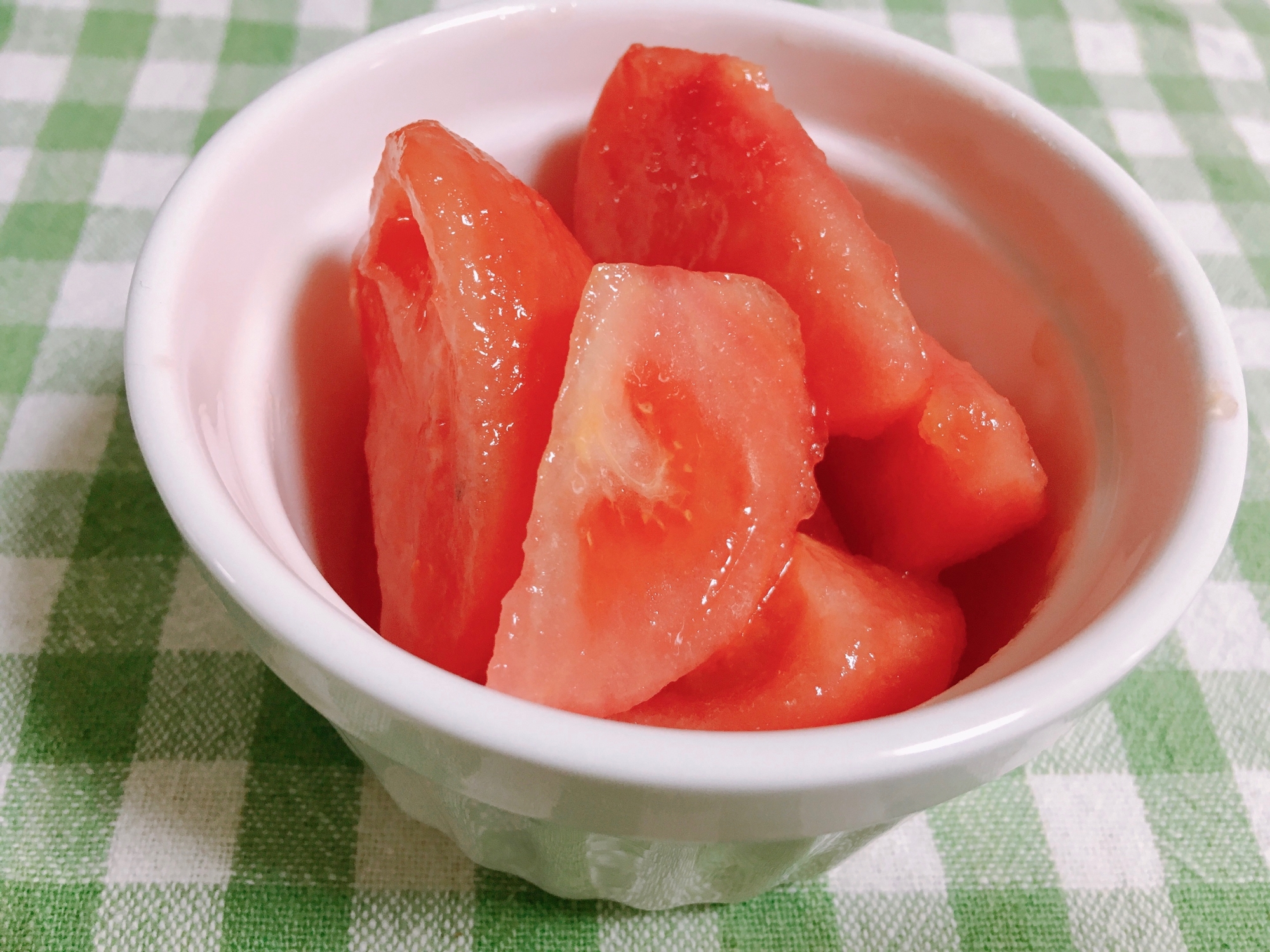 フルーツ感覚の冷やしトマト