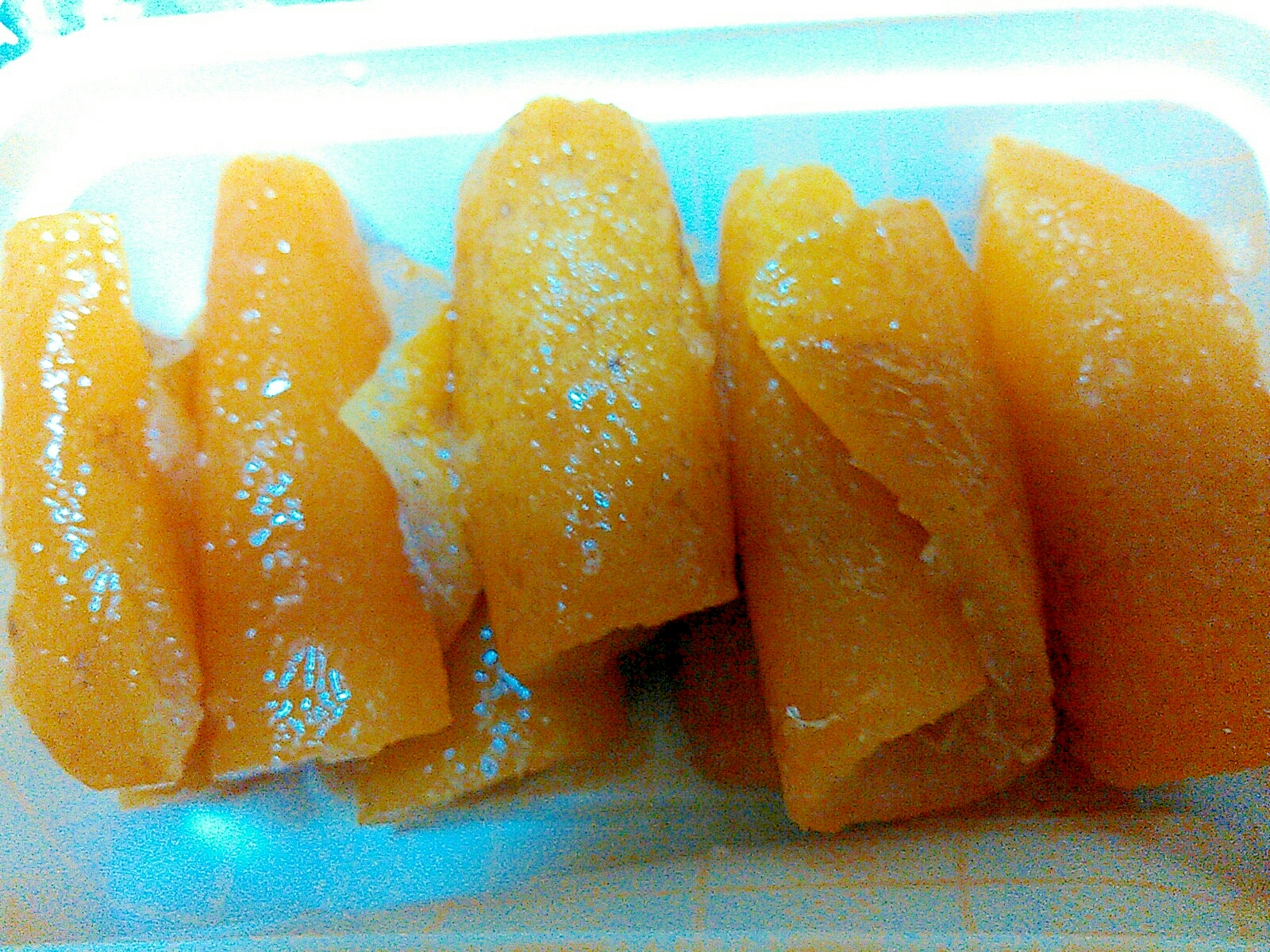 柚子の皮の甘露煮