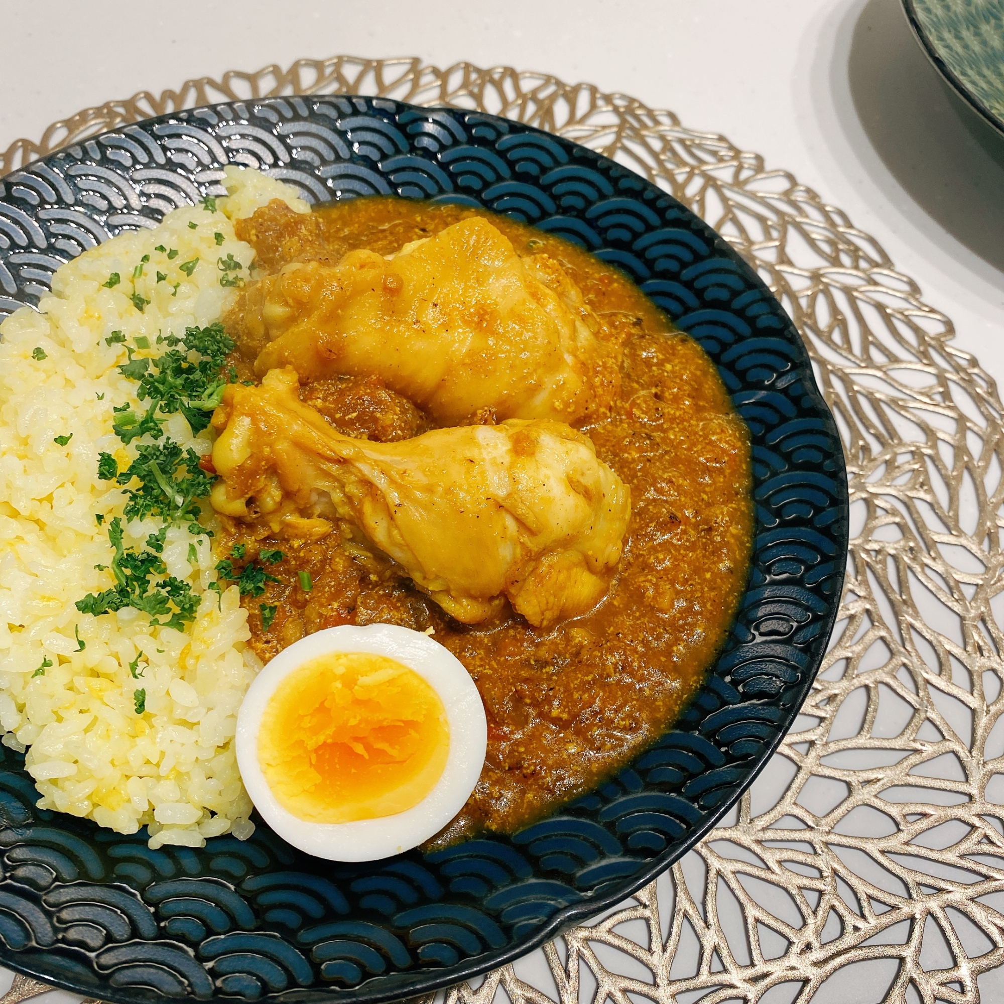 我が家の基本のチキンスパイスカレー