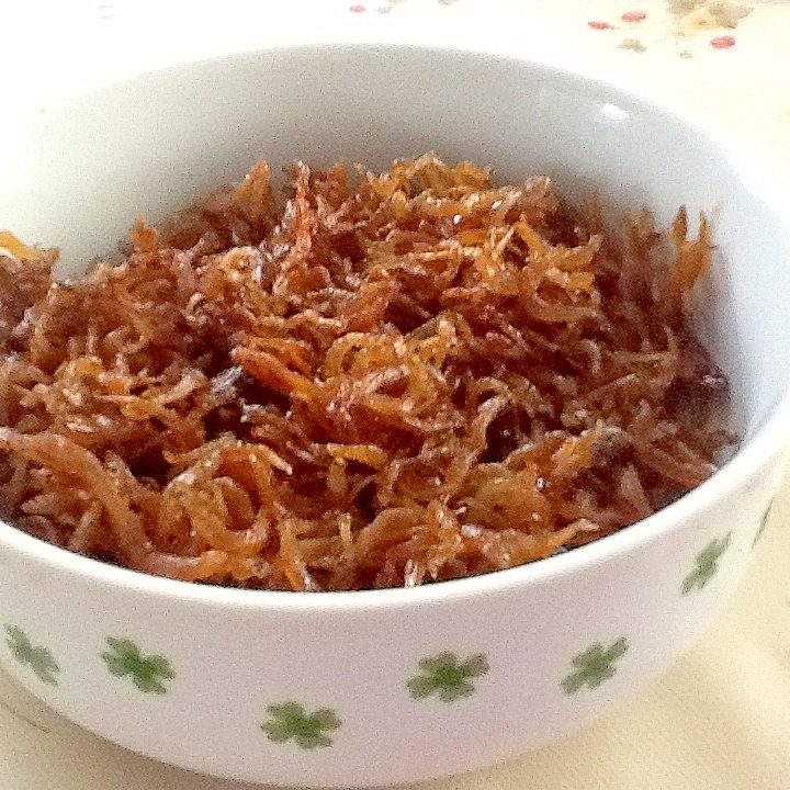 ちりめんじゃこの佃煮 レシピ 作り方 By Hanako0766 楽天レシピ