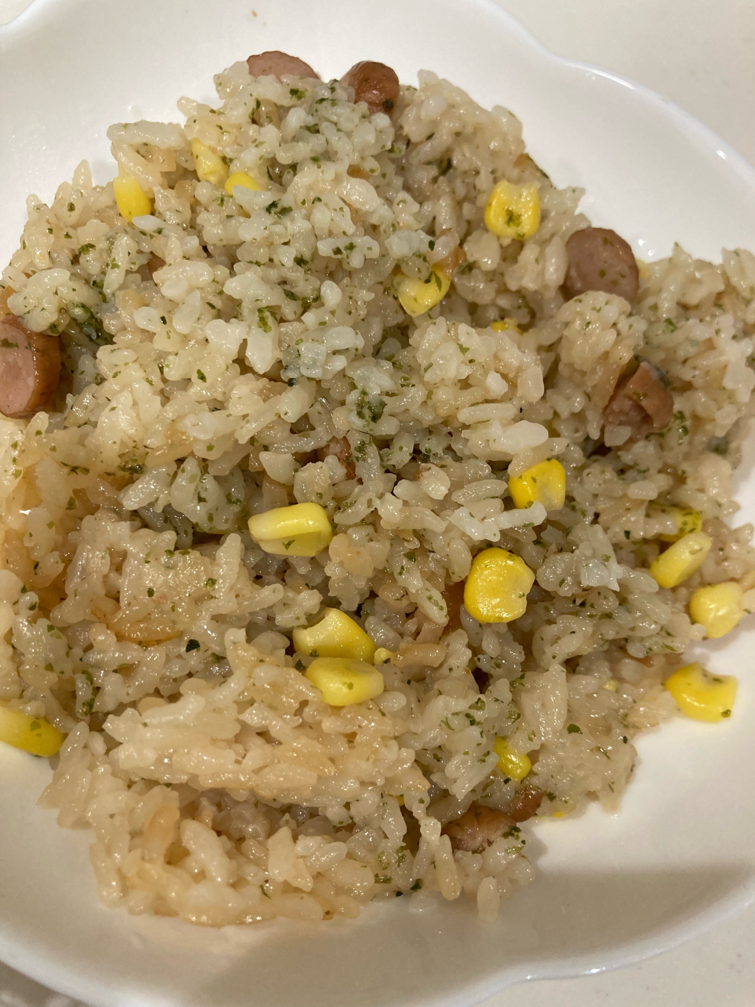 子供が爆食！ウインナーとコーンの炊き込みご飯