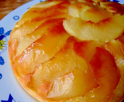 炊飯器で失敗なし りんごのアップサイドダウンケーキ レシピ 作り方 By はらのむし 楽天レシピ