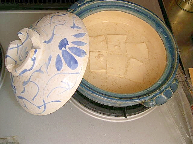 豆乳湯豆腐