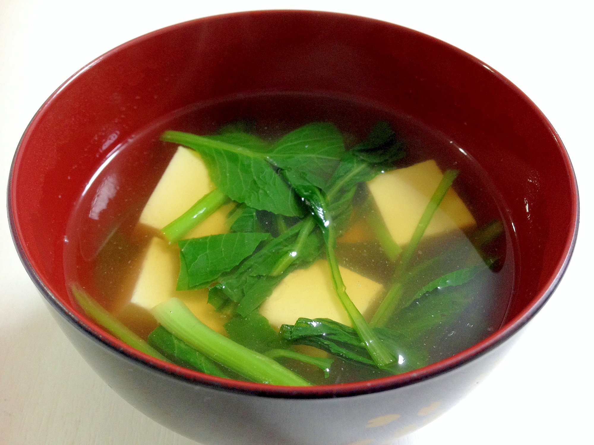 めんつゆで簡単 豆腐とほうれん草のお吸い物 レシピ 作り方 By うーころちゃん 楽天レシピ めんつゆで簡単 豆腐とほうれん草のお吸い物 レシピ 作り方 By うーころちゃん 楽天レシピ