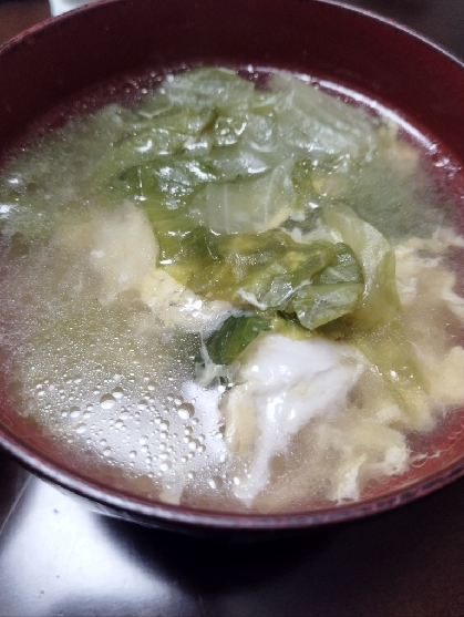 レタスの中華スープ
