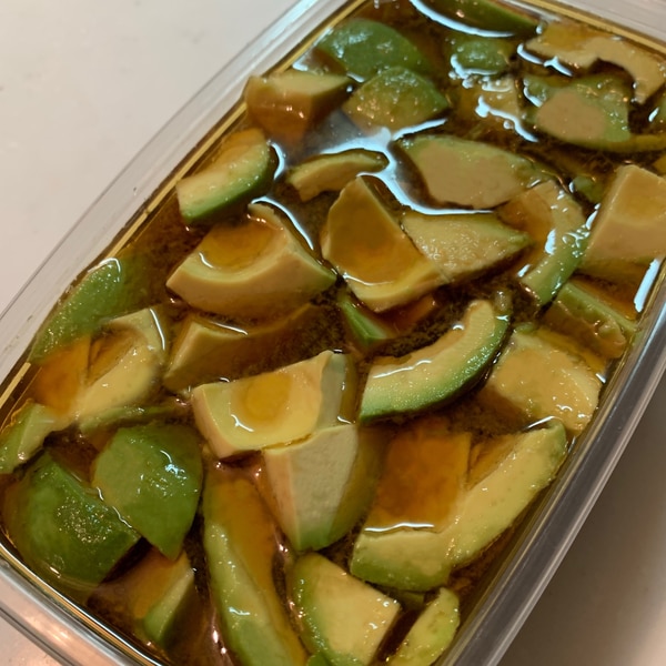 アボカドめんつゆ漬け レシピ 作り方 By あつくっく 楽天レシピ アボカドめんつゆ漬け レシピ 作り方 By あつくっく 楽天レシピ