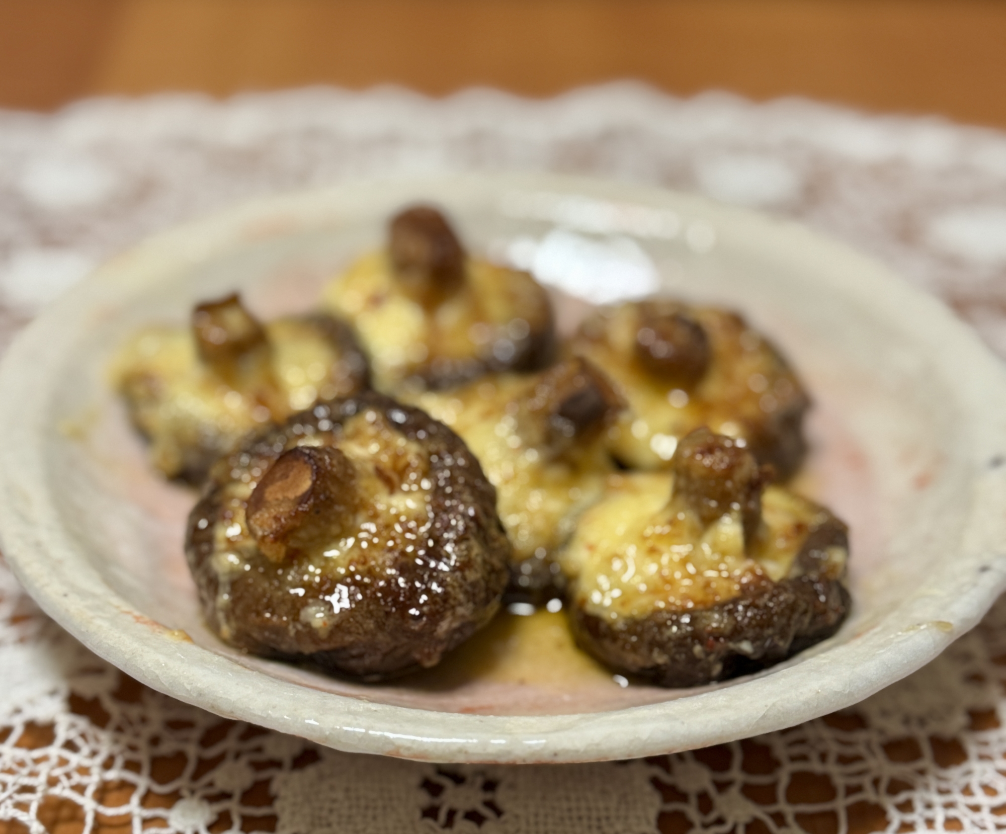 おつまみにꈍ◡ꈍ椎茸の☆マヨチーズ焼き