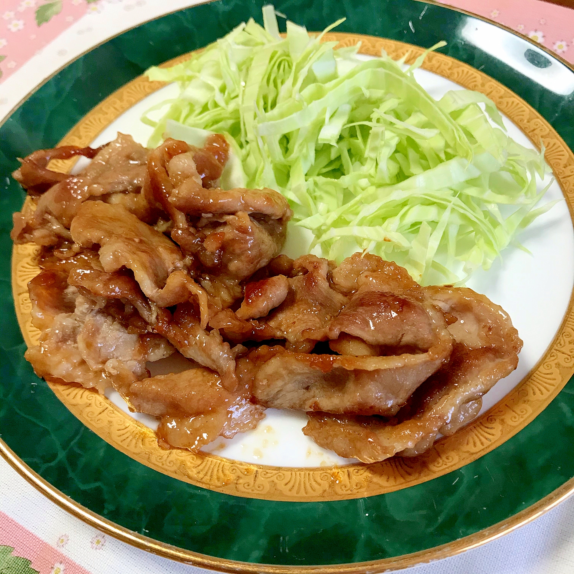 簡単夕飯☆豚の生姜焼き