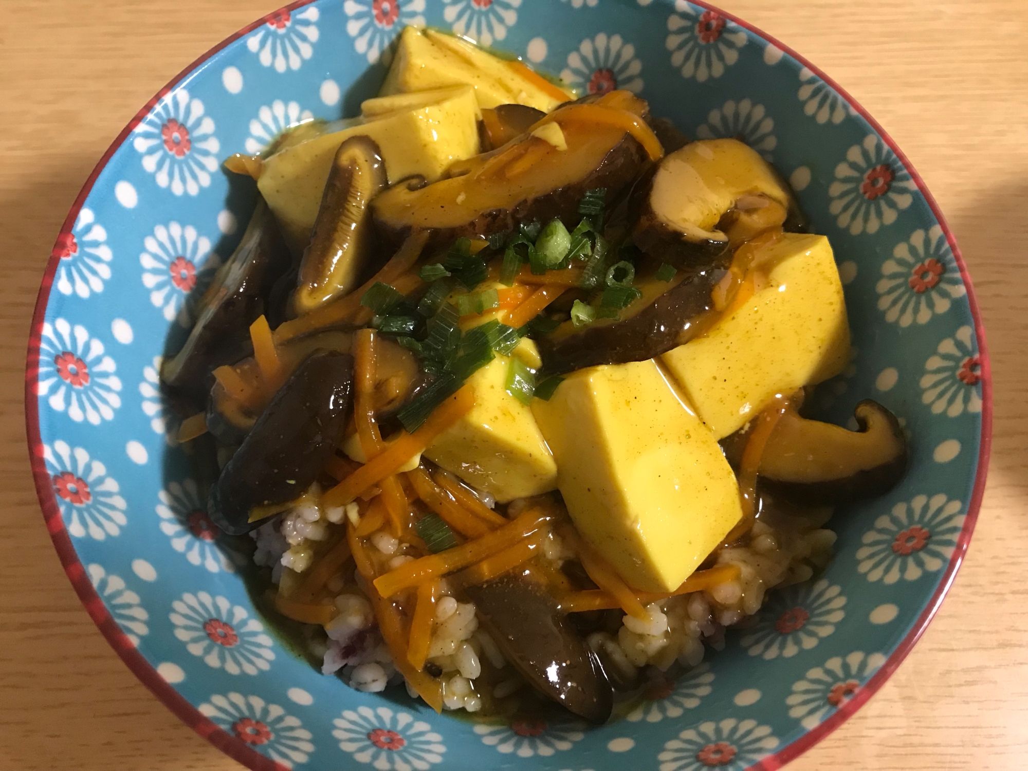 豆腐カレー丼