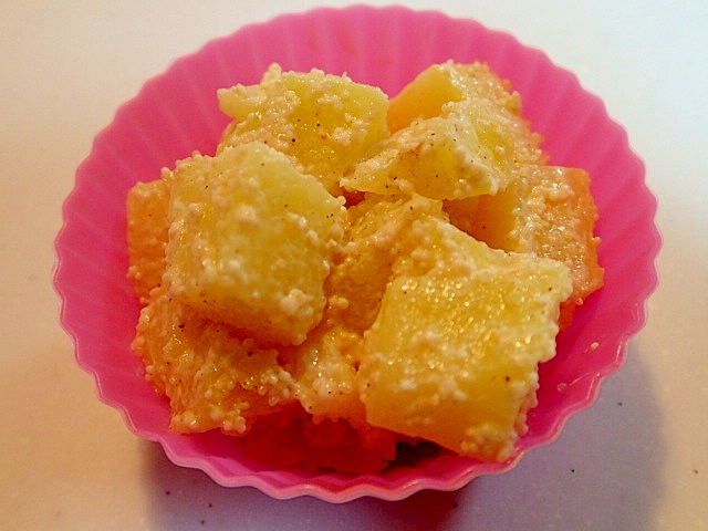 お弁当 ❤レンジで じゃが芋の明太子マヨ和え❤