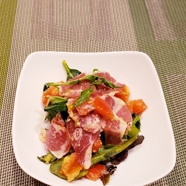 簡単で美味しい ベビーリーフと生ハムのサラダ レシピ 作り方 By のりばあ 楽天レシピ 簡単で美味しい ベビーリーフと生ハムのサラダ レシピ 作り方 By のりばあ 楽天レシピ