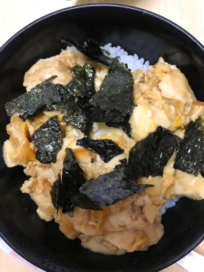 豆腐と卵のかんたん丼〜韓国風〜