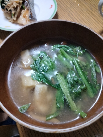 えのき玉ねぎお味噌汁