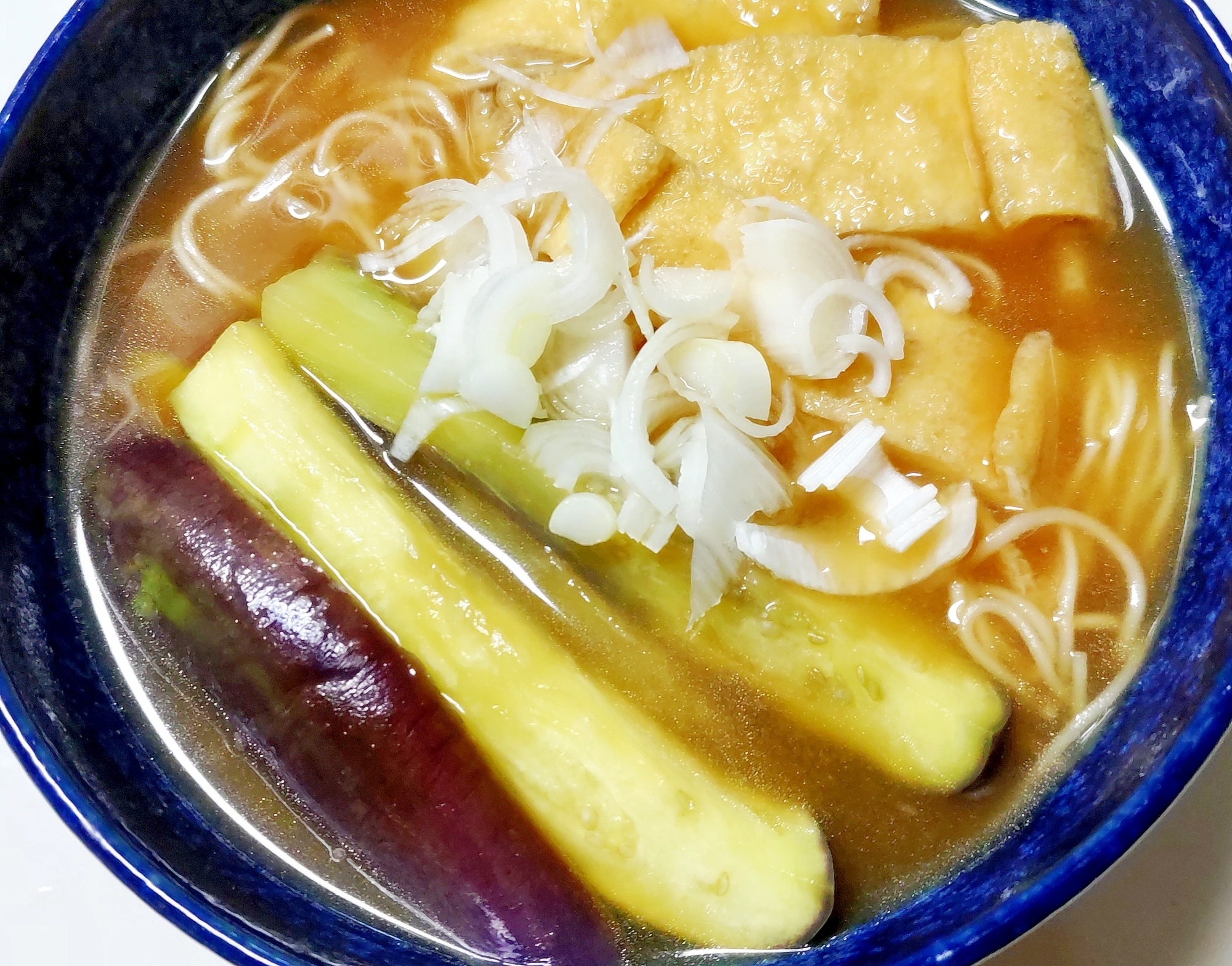 暑い日には煮麺〜茄子そうめん