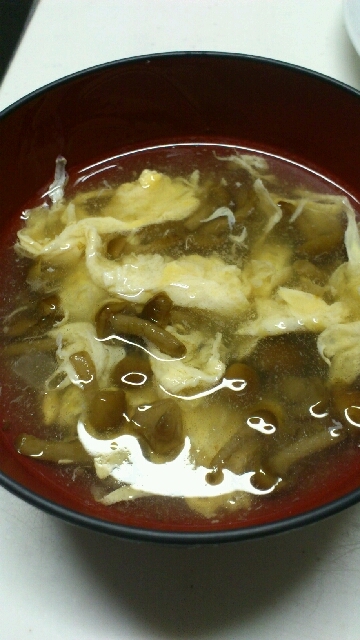 冬瓜のワタの卵スープ