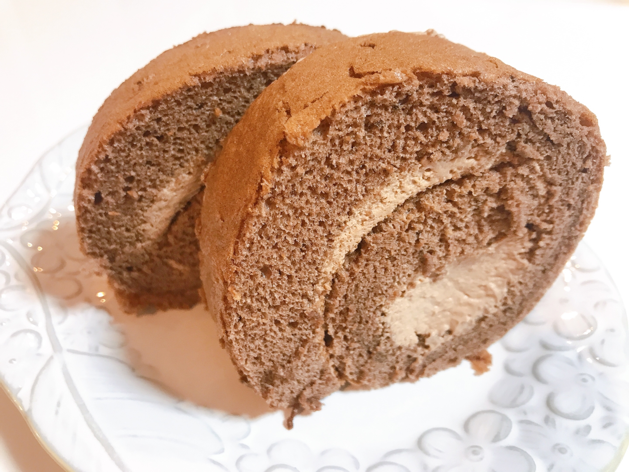 バレンタインに♫絶品!チョコロールケーキ