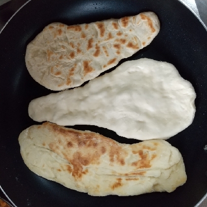 フライパンで焼く手作りナン