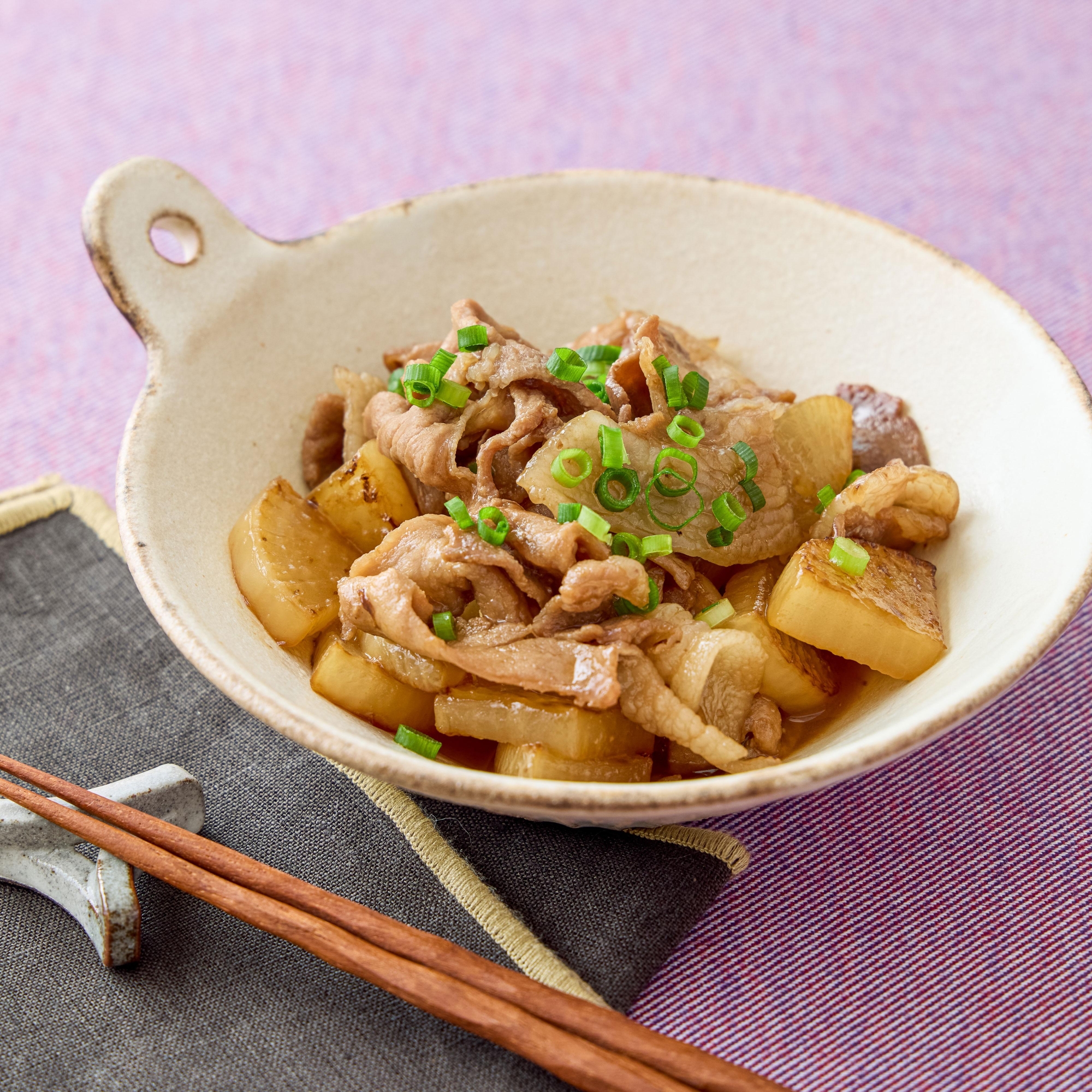 豚肉と大根のコク旨炒め煮