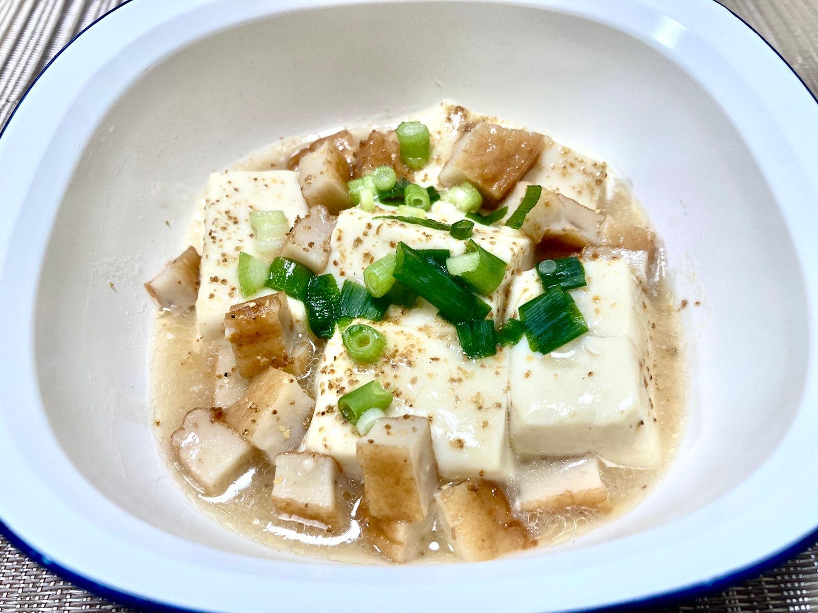 さつま揚げで作る！白麻婆豆腐