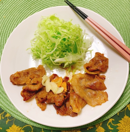 茄子と豚肉の生姜焼き