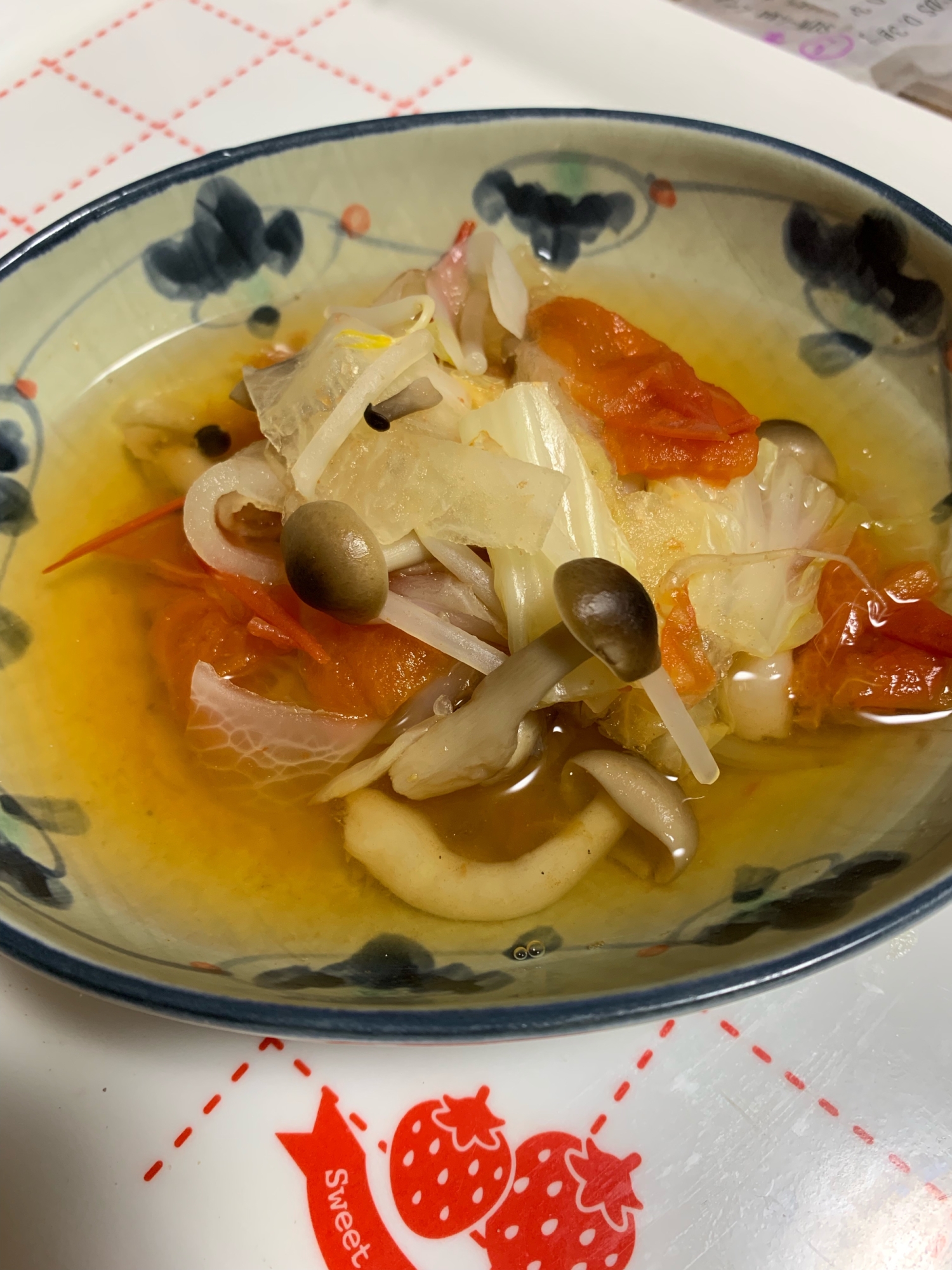 野菜スープ(和風トマト)